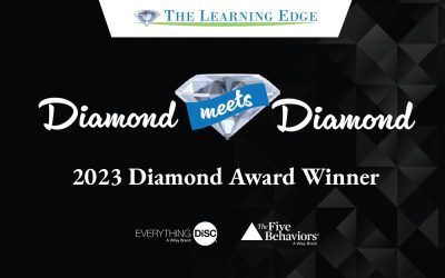 The Learning Edge is proud to be honored with the title of  Everything DiSC® and The Five Behaviors® Diamond Award Winner!