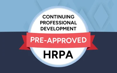 The Learning Edge is now certified for Continuing Professional Development credits by the Human Resources Professionals Association
